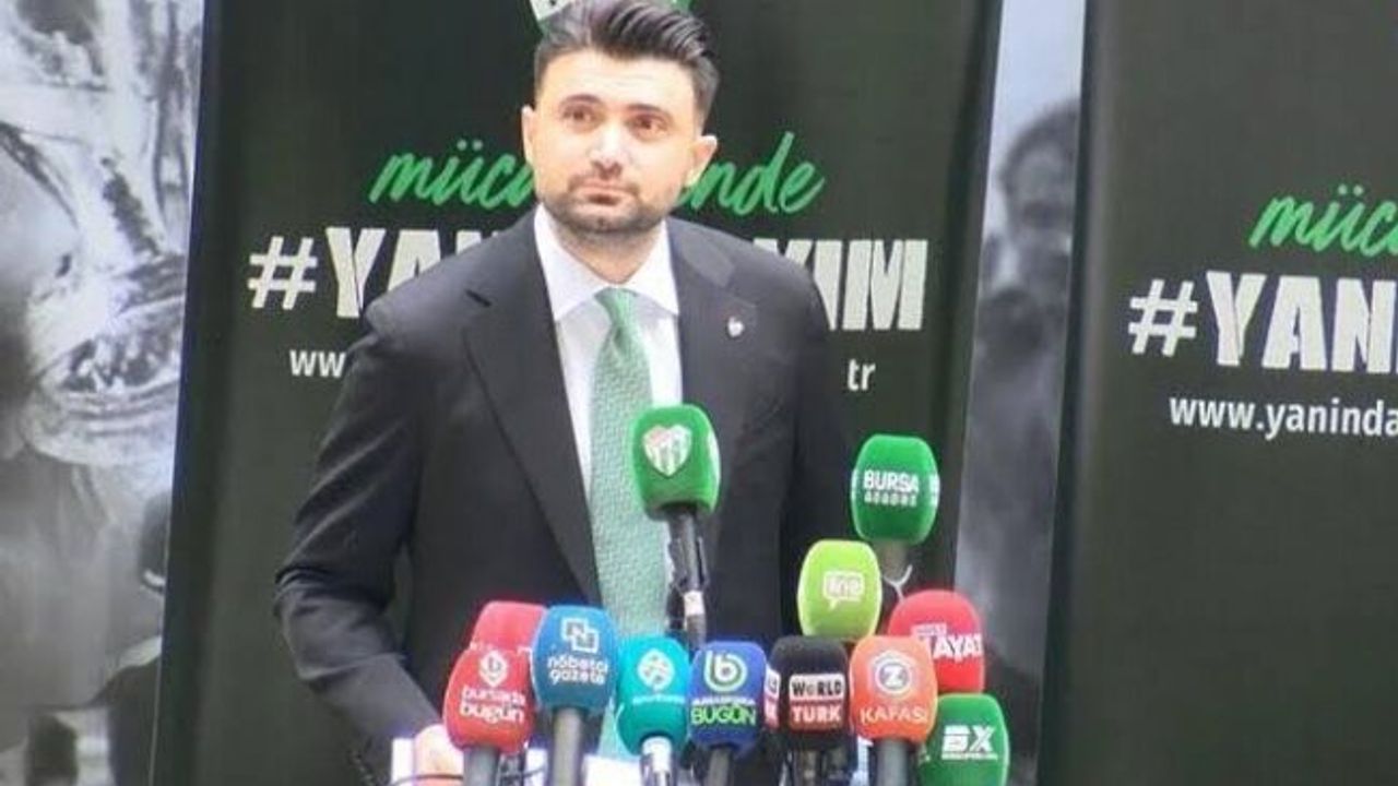 Bursaspor Başkanı Enes Çelik’ten Tema 16 iddialarına  açıklık getirdi!