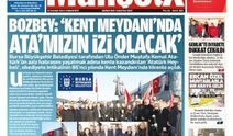 MANŞETX GAZETESİ'NİN 13.YIL 350. ANKARA -BURSA KASIM SAYILARI ÇIKTI