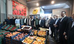 BTSO Başkanı İbrahim Burkay’dan Bursa Kent Hali’ne Ziyaret