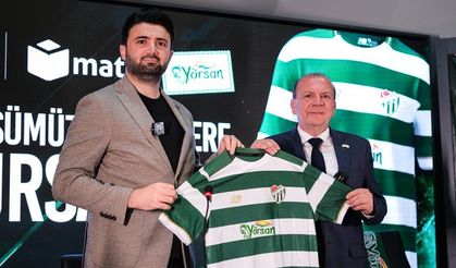 ENES ÇELİK YÖNETİMİNDE BURSASPOR'A TARİHİ SPONSORLUK ANLAŞMASI