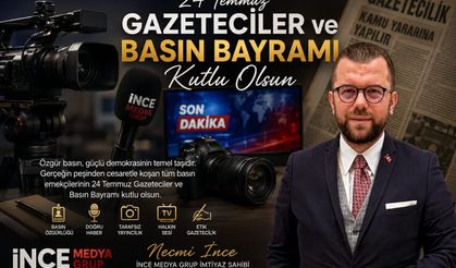 NECMİ İNCE: "ÖZGÜR BASIN BUGÜN HERKESE, ADALET İSE BİR GÜN HERKESE LAZIMDIR"