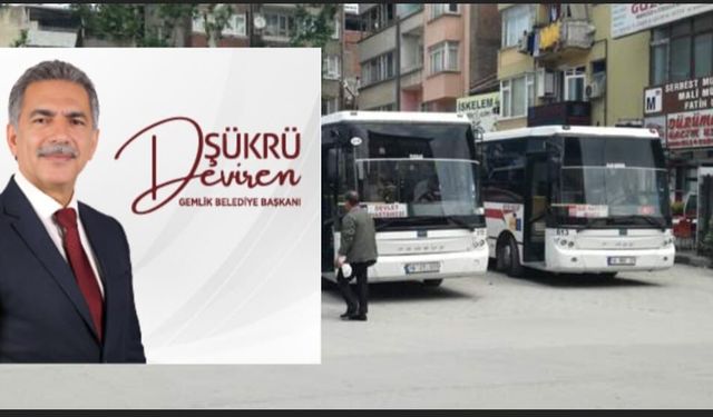 ŞÜKRÜ DEVİREN GEMLİK’TE ULAŞIM FACİASINA İMZA ATTI