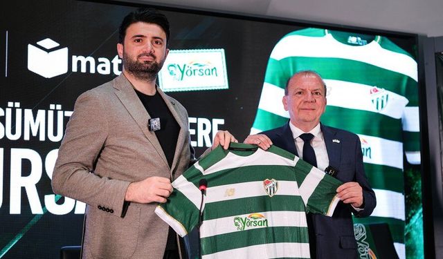 ENES ÇELİK YÖNETİMİNDE BURSASPOR'A TARİHİ SPONSORLUK ANLAŞMASI
