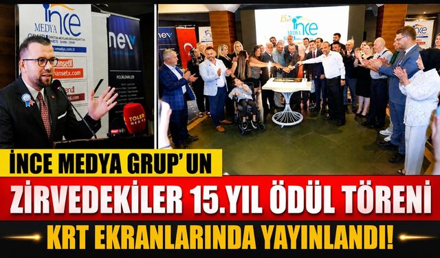 ZİRVEDEKİLER ÖDÜL TÖRENİ KRT'DE BÜYÜK İLGİ GÖRDÜ