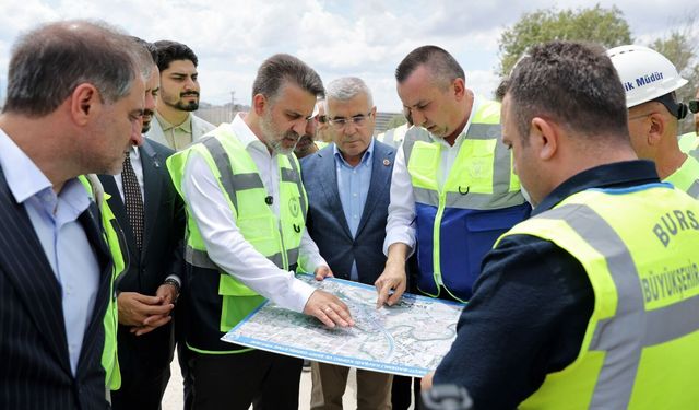 Başkan Vekili Biba, Mudanya Yolu’nda ulaşımı rahatlatacak projeleri inceledi