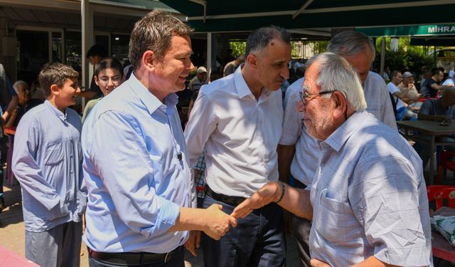 Başkan Aydın Vatandaşlarla Sahada Omuz Omuza