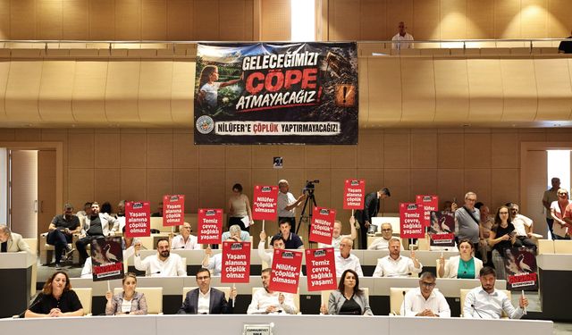 Nilüfer Belediye Meclisi’nde katı atık tesisi kararına tepki