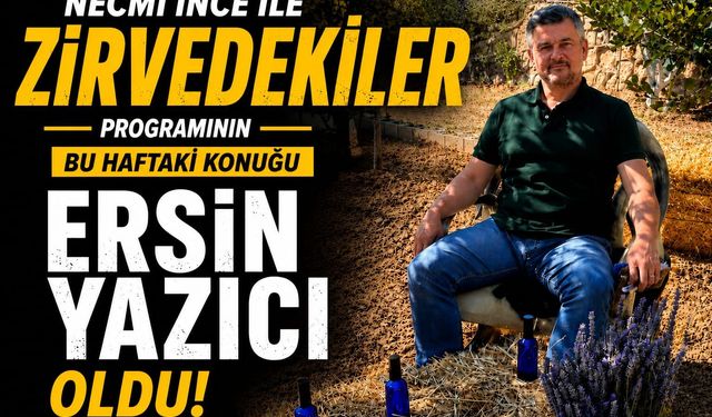 ERSİN YAZICI, “ZİRVEDEKİLER” PROGRAMINDA BURSA’NIN TURİZM VE TARIM VİZYONUNU ANLATTI!