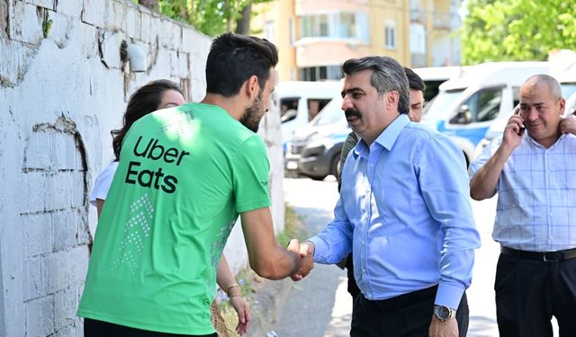 YILDIRIM BELEDİYE BAŞKANI OKTAY YILMAZ, TELEFERİK MAHALLESİ’NDE ESNAFLA BİR ARAYA GELDİ