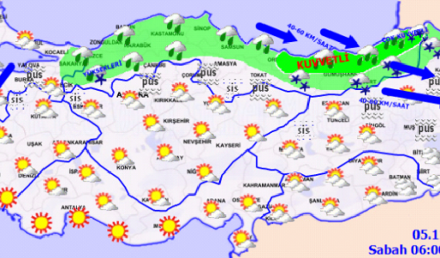 Meteoroloji'den 'kuvvetli yağış' uyarısı!