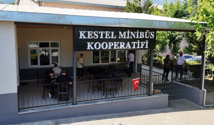 Kestel Belediyesi Yeni Mahalle Minibüs Durağını Baştan Sona Yeniledi