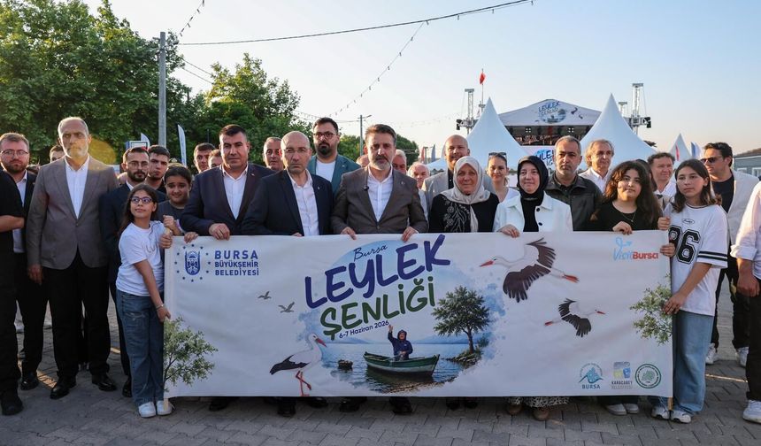 Bursa Leylek Şenliği coşkuyla başladı