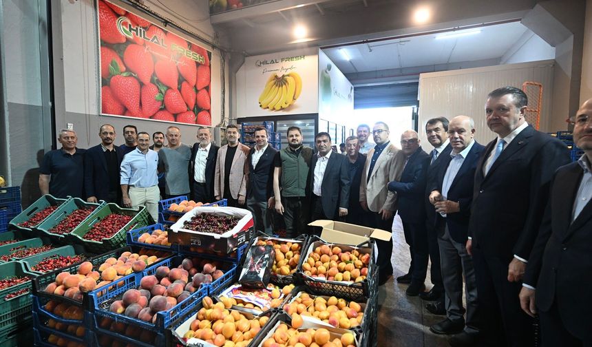 BTSO Başkanı İbrahim Burkay’dan Bursa Kent Hali’ne Ziyaret