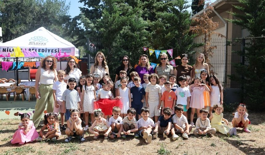 Nilüferli miniklerde karne heyecanı