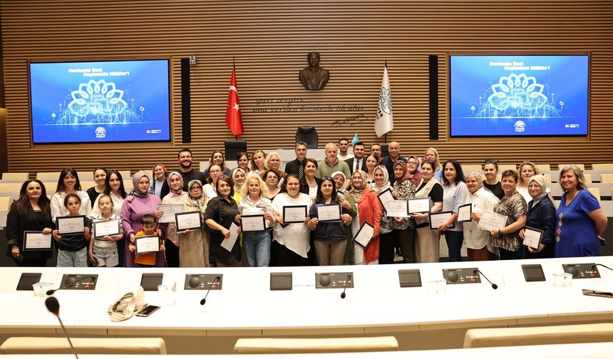 Nilüfer’de sertifikalı kadın gücü