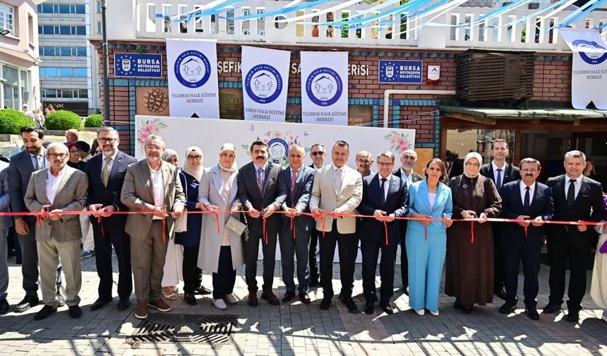 SANATIN VE EMEĞİN GÖRKEMLİ BULUŞMASI: YILDIRIM HALK EĞİTİMİ MERKEZİ YIL SONU SERGİSİ