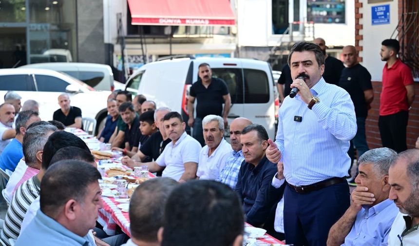 YILDIRIM BELEDİYE BAŞKANI OKTAY YILMAZ, ANADOLU MAHALLESİ’NDE ESNAFI ZİYARET ETTİ
