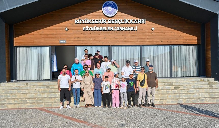 Büyükşehir'in gençlik kampında engeller aşıldı