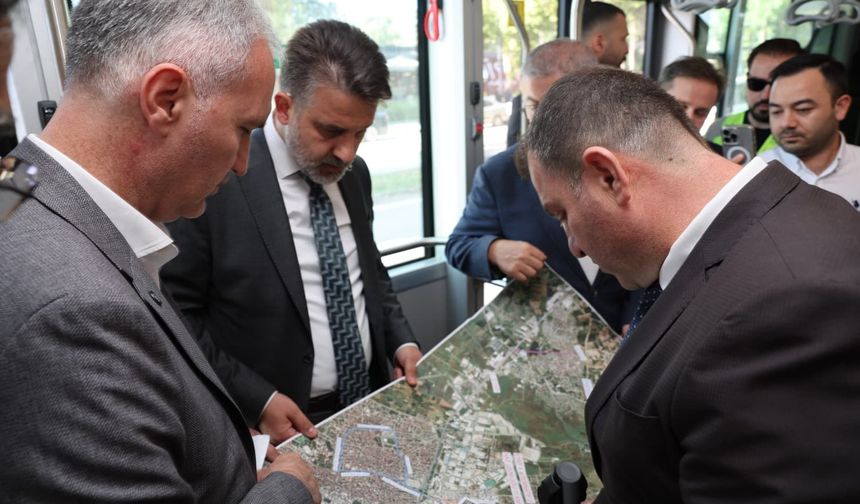İnegöl'e metrobüs geliyor