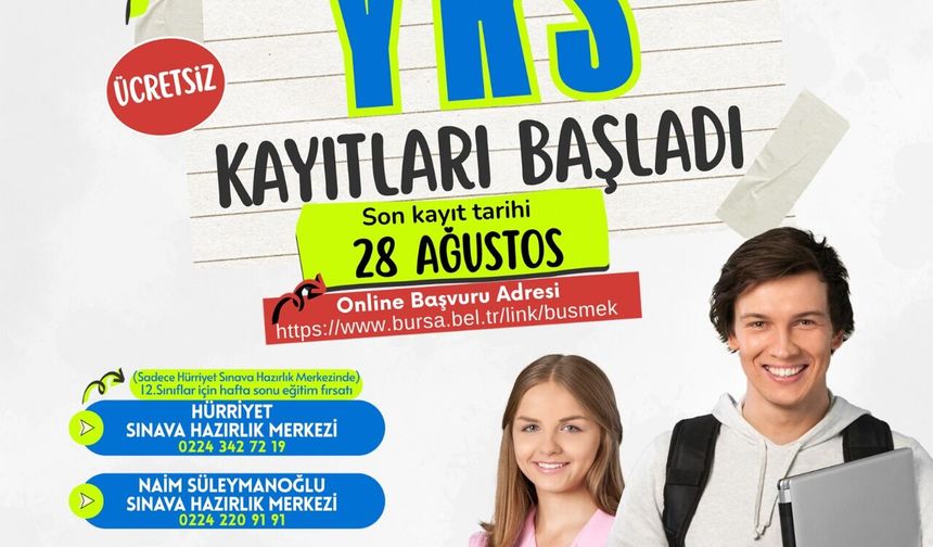 Büyükşehir YKS kursları için kayıtlar başladı