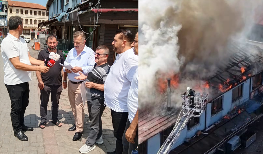 Anahtar Parti Bursa: Esnaf bu yangında ihmalin bedelini ödedi