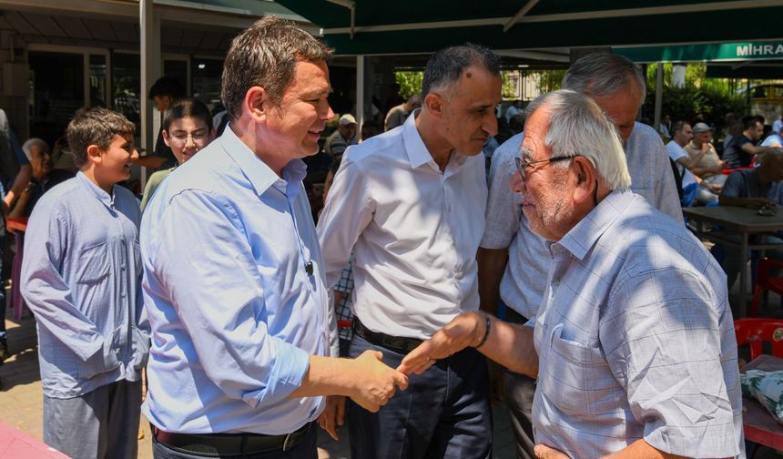Başkan Aydın Vatandaşlarla Sahada Omuz Omuza