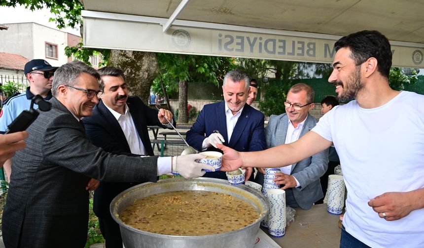 YILDIRIM’DA MAHALLE ZİYARETLERİ SAMANLI’DA DEVAM ETTİ